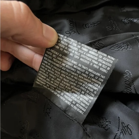 Gucci Women’s Leather Jacket Size 52 IT/Size 16 US - Picture 7 of 10